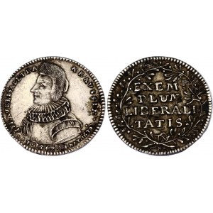 German States Nürnberg Silver Medal 100th Anniversary of the Death of Elisabeth Krauss 1732 (ND)