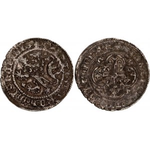 German States Saxony-Meissen AR Meissen Groschen 1381 - 1407 (ND)