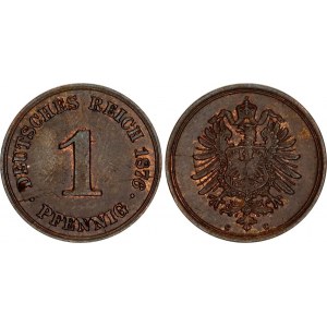 Germany - Empire 1 Pfennig 1875 C