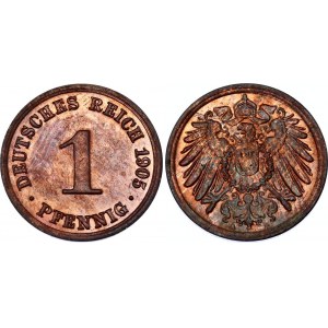 Germany - Empire 1 Pfennig 1905 A
