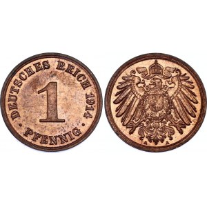 Germany - Empire 1 Pfennig 1914 A