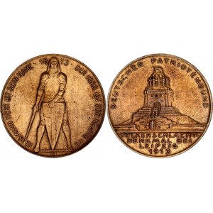 Germany - Empire Bronze Medal 100th Anniversary of the Battle of the Nations in Leipzig 1813 1913