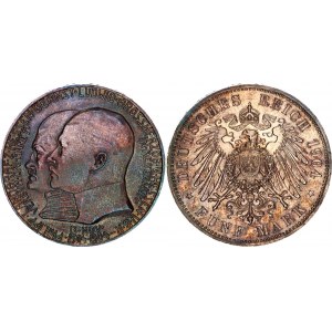 Germany - Empire Hesse-Darmstadt 5 Mark 1904