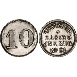 Germany - Empire Oldenburg Offizierskasino 10 Pfennig 1914 - 1918 (ND)