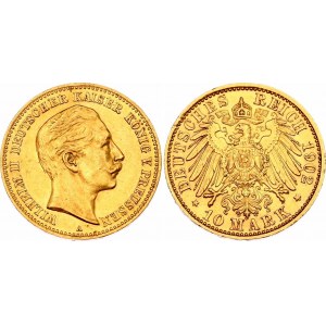 Germany - Empire Prussia 10 Mark 1902 A
