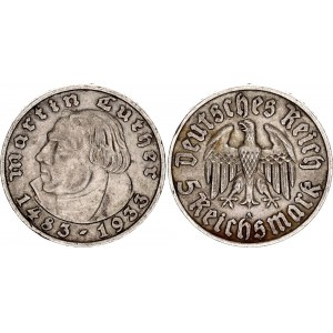 Germany - Third Reich 5 Reichsmark 1933 A