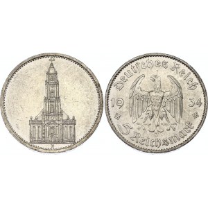 Germany - Third Reich 5 Reichsmark 1934 A