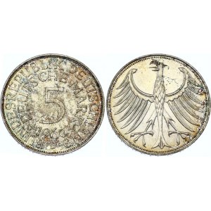 Germany - FRG 5 Deutsche Mark 1960 D