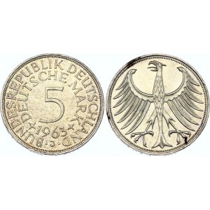 Germany - FRG 5 Deutsche Mark 1963 J