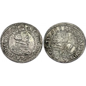 Austria Tyrol 3 Kreuzer 1626 - 1623 (ND)