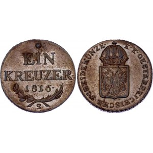 Austria 1 Kreuzer 1816 S