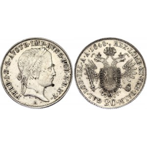 Austria 20 Kreuzer 1848 A