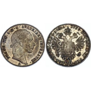 Austria 20 Kreuzer 1854 A