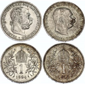 Austria 2 x 1 Corona 1894 - 1915
