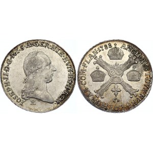 Austrian Netherlands 1/4 Kronentaler 1788 H Rare