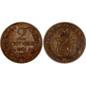 Bulgaria 2 Stotinki 1901