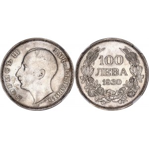 Bulgaria 100 Leva 1930 BP NGC AU