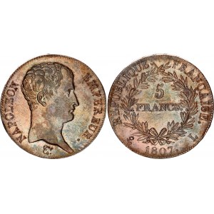 France 5 Francs 1807 L