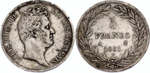France 5 Francs 1831 A