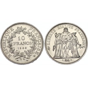 France 10 Francs 1968