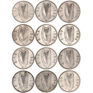 Ireland 12 x 6 Pence 1939 - 1960