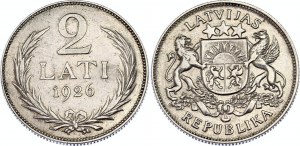 Latvia 2 Lati 1926