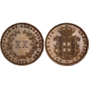 Portugal 20 Réis 1874