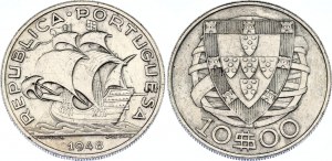 Portugal 10 Escudos 1948