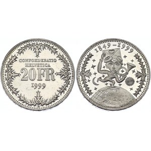 Switzerland 20 Francs 1999