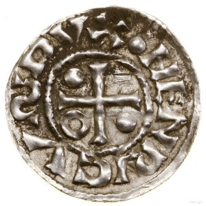 Denar, bez daty (985-995), Ratyzbona, mincerz Ag; Aw: K...