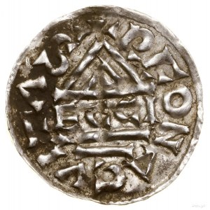 Denarius, no date (985-995), Regensburg, Ag minter; Av: K....