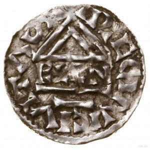 Denarius, no date (985-995), Regensburg, minter Aljan; Av....