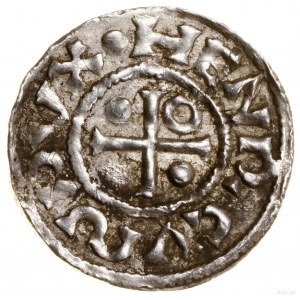 Denarius, no date (985-995), Regensburg, Sigu minter; Av:...