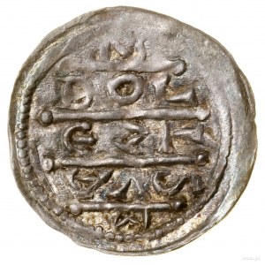 Denar, ohne Datum (1157-1166); Av: Kaiser Friedrich Barbar...