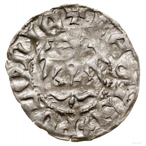 Crown half-penny, no date (1408-1410), Kraków; Av: Kor...