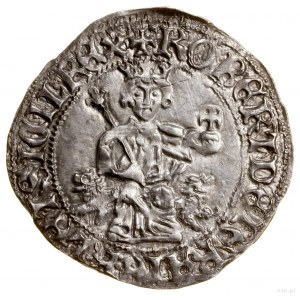 Gigliato, ohne Datum (1309-1317); Av: Figur eines Sitzenden in...