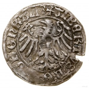 Pfennig, 1517, Königsberg; Av: Brandenburger Adler mit Schild....