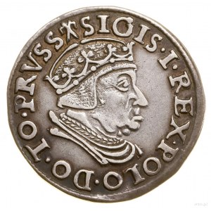 Trojak, 1538, Gdansk; in the obverse legend TO PRVSS; CNG ...