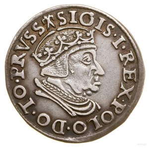 Trojak, 1538, Danzig; auf der Vorderseite Legende TO PRVSS; CNG ...