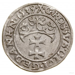 Penny, 1539, Gdansk; in the obverse legend PRVS; Bialk.-Sz....