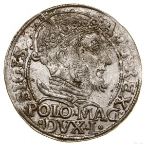 Polish penny per foot, 1547, Vilnius; endings of legends L /...