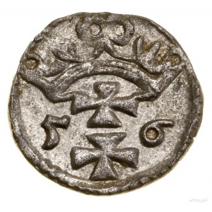 Denarius, 1556, Gdansk; Bialk.-Szw. 410, CNG 81.VIII, Kop....