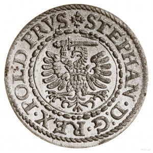 Szeląg, 1579, Gdańsk; CNG 128.I, Kop. 7426 (R), Kurp. (...