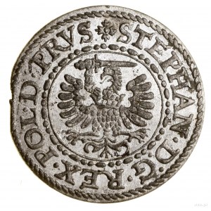 Szeląg, 1581, Gdańsk; CNG 128.III, Kop. 7429 (R), Kurp....