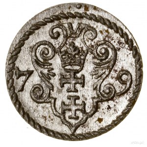 Denar, 1579, Danzig; CNG 126, Kop. 7415 (R4), Kurp. (15...