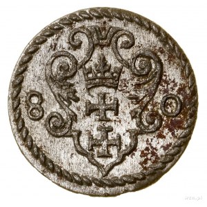 Denar, 1580, Danzig; CNG 126.II, Kop. 7417 (R4), Kurp. ...