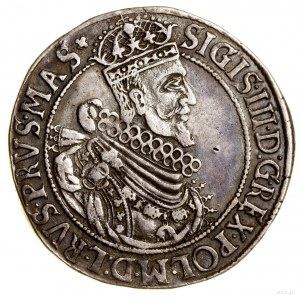 Quartertalar, 1628, Bydgoszcz; Av: Bust of ruler in co...