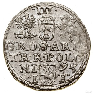 Trojak, 1595, Olkusz; variety without mint mark; Iger O...