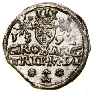 Trojak, 1592, Vilnius; SIG III on obverse; Iger V.92.1.a,...