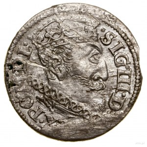 Trojak, 1619, Riga; large bust of the king; Iger R.19.3.a....